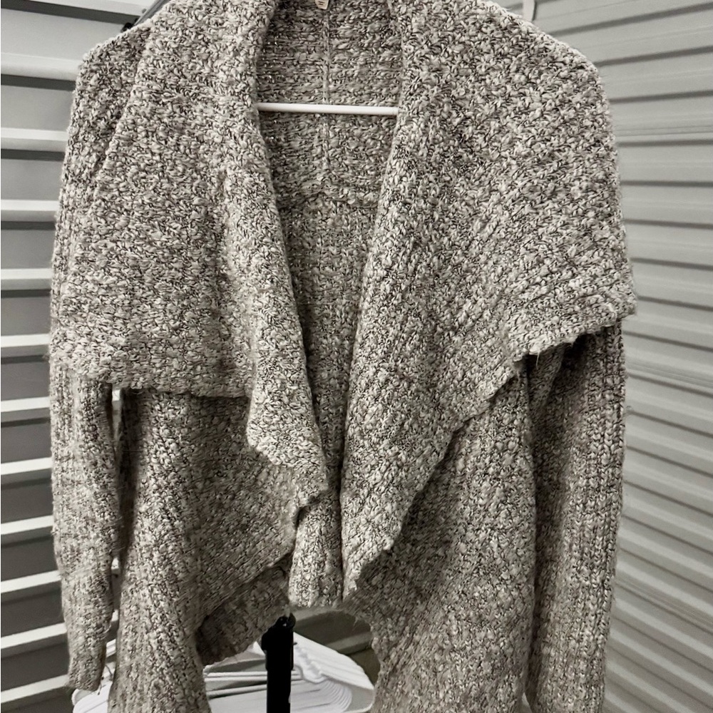 Lou & Grey Cozy marble gray Women's Sweater